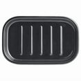 thumbnail image 2 of Basic Ceramic Soap Dish For Bathroom Countertop Practical Soap Bar Holder Black, 2 of 6
