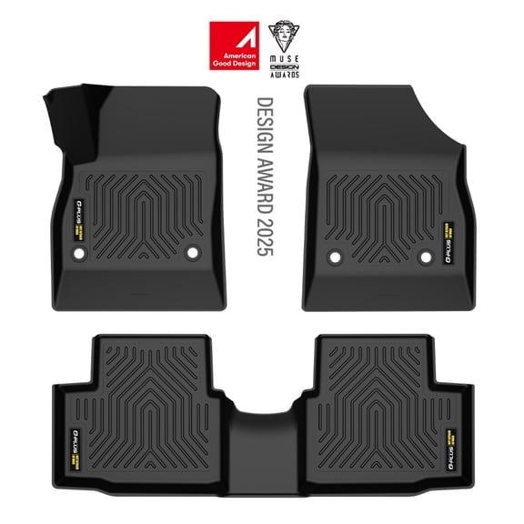 Floot Mats Fit for Chevy Cruze 2017 2018 2019 TPE Custom Fit All Weather Protection Car Mats Floor Cargo Liners Accessories 1st & 2nd Row Black alfombras para carro 3PCS