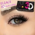 thumbnail image 2 of Eliace False Eyelashes Cat Eye Wispy Faux Mink Lashes Pack Fluffy 14MM Short Natural False Lashes 15 Pairs Multipack | Rosa Style, 2 of 7