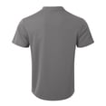 thumbnail image 5 of MIXUE Shirts For Men Summer Color Block Print Round Neck Button Down Short Sleeve Slim Fit Casual Pullover Tops T-shirts Streetwear,Gray,L, 5 of 5