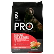 Pure Balance Pro+ Sensitive Skin and Stomach Dog Food, Salmon & Brown Rice Recipe, 16 lbs