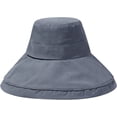 thumbnail image 5 of CoCopeaunts Large Bucket Hat Wide Brim Summer Sun Cap for Female Sun Protection UV Wild Wear Fisherman Hat with Windproof Rope, 5 of 8