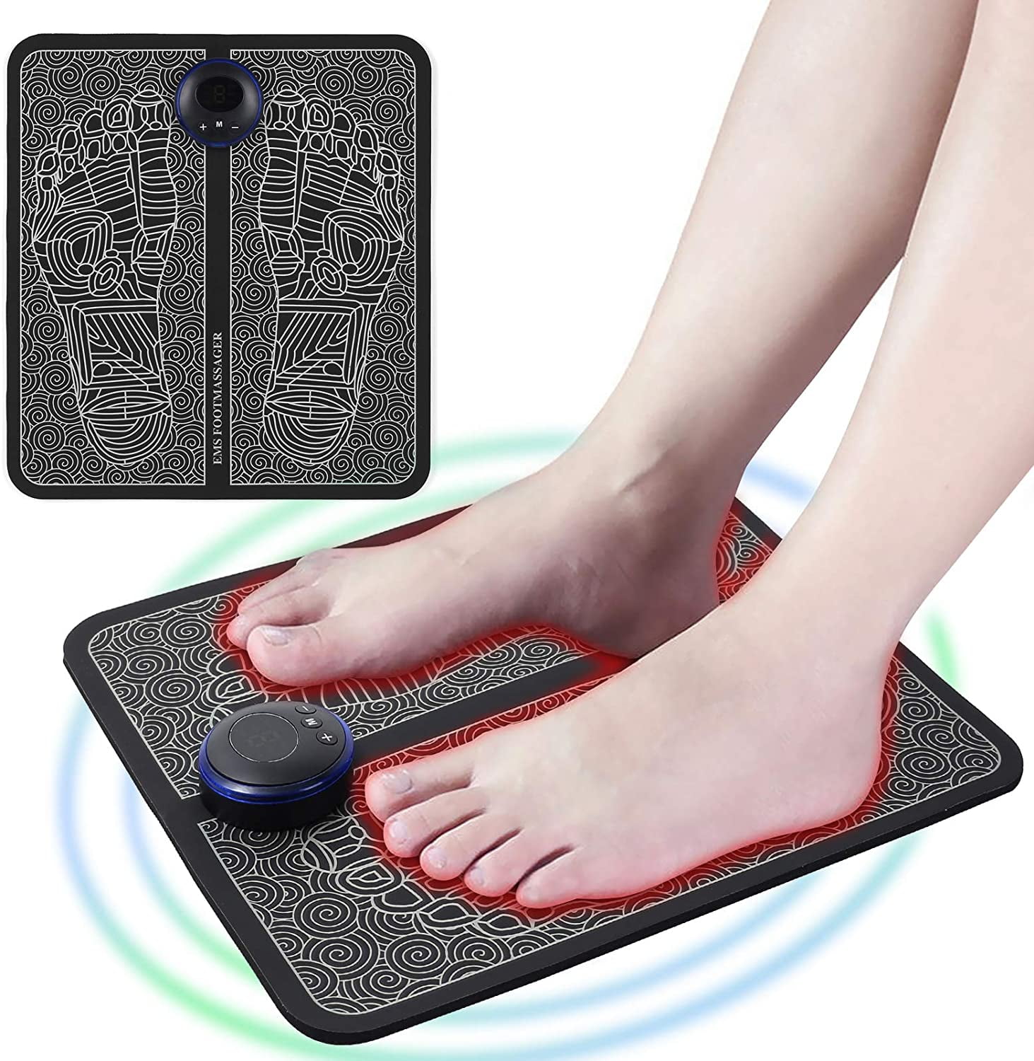 EMS Leg Reshaping Foot Massager, Portable USB Rechargeable Massage Foot ...