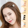 thumbnail image 5 of HOOUN 1.5cm 12Pcs/Set Small Hair Claw Clips Plastic Mini Hairpins for Womens Headwear-6, 5 of 7