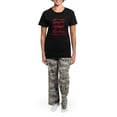 thumbnail image 4 of CafePress - Time To Wine Down Pajamas - Women's Short Sleeve Print T-Shirt and Pants Dark Cotton Pajama Set, 4 of 7