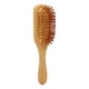 thumbnail image 4 of Cepillo de pelo de bambú para mujer, cepillo de pelo de paleta Natural para crecimiento de cabello rizado, para masajear y desenredar, 4 of 8