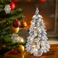 thumbnail image 1 of Sapin de Noël Floqué: une Décoration Festive pour les Fêtes, 1 of 7