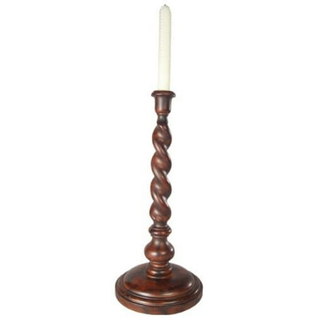 - Candlestick TRADITIONAL Barley Twist Resin New Hand-Cast Hand-Painted Pai OK-894