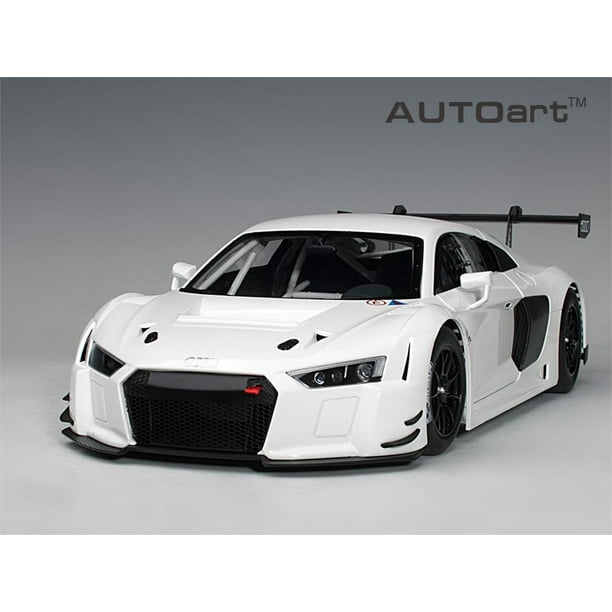 AUDI R8 LMS in White in 1:18 Scale by AUTOart - Walmart.com