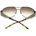 thumbnail image 4 of Escada Sunglasses Womens SES682S RO9K Brushed Copper Aviator Size: Lens/ Bridge/ Temple: 60-14-135, 4 of 4