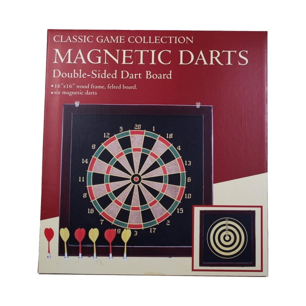 Classic Game Collection Darts DoubleSided Dart Board
