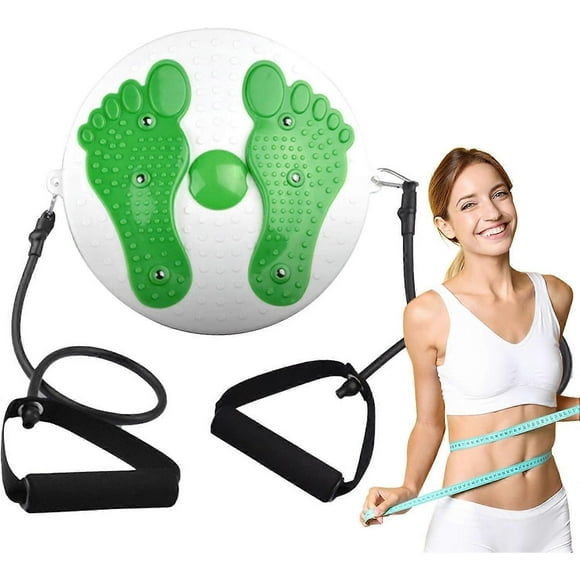 Twist Board for Exercise | AB Twist Board with Tension Rope, Foot Massage | Stomach Workout Equipment, Waist Sculptor Machine, Sculpts Waist, Arms,