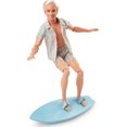thumbnail image 2 of Barbie – Film – Ken – Poupée, tenue de plage à rayures pastel, 2 of 6