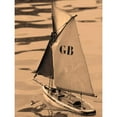 thumbnail image 3 of Gilboa, Marina Drasnin 19x24 Black Modern Framed Museum Art Print Titled - Les Petits Bateaux I, 3 of 5