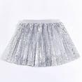 thumbnail image 2 of Akiihool Girls Skirts Little Girls and Big Girls Tulle Tutu Skirt (Silver,7-8 Years), 2 of 3