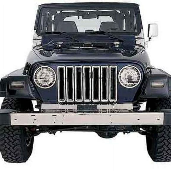 Smittybilt Chrome Grille Inserts for Jeep TJ & LJ Wrangler - 7511