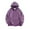 Purple, variant on Ediodpoh Men's Autumn and Winter Long Sleeved Hooded Sweatshirt Solid Color Retro Style Long Sleeved Hooded Wool Sweatshirt Men Sweatshirts Purple XXXXL