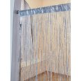 thumbnail image 4 of Namzi Paquete de 2 cortinas de 39 x 79 pulgadas para puertas, separadores de ambientes, decoración hippie para habitaciones, color gris, 4 of 4