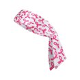 thumbnail image 2 of UJNDER Ladies Ribbon Sports Yoga Hair Tie Headband Care Awareness Flowing Scarf Band Headbands for Women,Light Pink2,One Size, 2 of 3