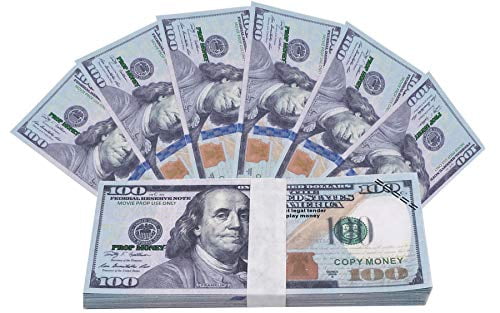 movie prop money full print 2 sided play money 100 pcs