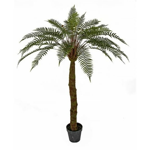 5.5 ft. Fern Tree with Pot, Multi Color