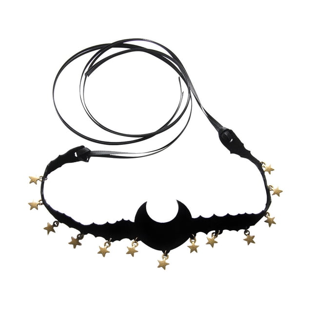 Collar de collar gótico Collar Choker Halloween Festival Festival Carnaval Prop