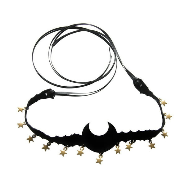 EeaseMX Collar de collar gótico Collar Choker Halloween Festival Festival Carnaval Prop
