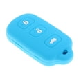 thumbnail image 3 of llave del coche de silicona 3 + 1 botones funda protectora para azul claro, 3 of 8