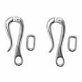 thumbnail image 1 of Stainless Steel 316 Quick Release Pelican Hooks with Eye for Marine Boat Hardware, 100mm, 1 of 5