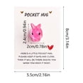 thumbnail image 3 of Paper Pocket Card, Desktop Decorative Message With Greeting Card, for Keepsake Gifting, Watermelon Red, 3 of 6