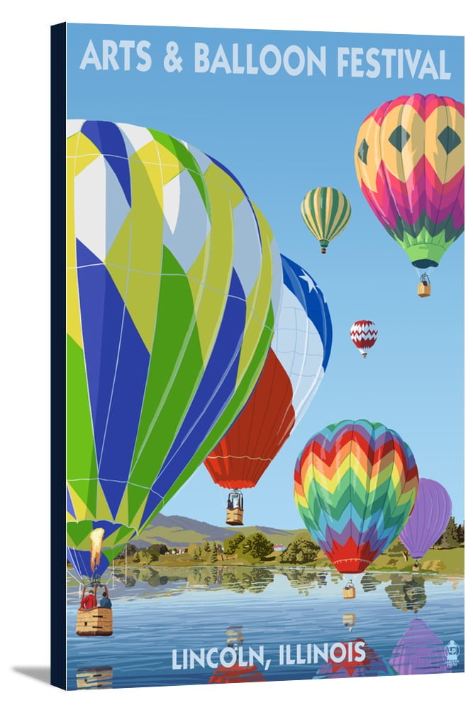 Hot Air Balloons Fiesta In Sky Wall Decor Art Print Poster 16x20 