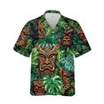 thumbnail image 3 of Nuevas camisas hawaianas con estampado Tiki 3D para hombres, camisa retro para hombres, ropa informal holgada para hombres, nueva moda 2024, camisa de manga corta para hombres, 3 of 5