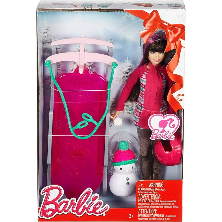 barbie sisters sledding fun Walmart