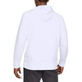 thumbnail image 2 of Under Armour Hustle Fleece Team Hoodie Mens 1310023 - White - XXL, 2 of 4