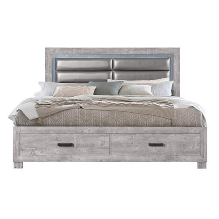 Global Furniture Farmhouse Glam King Bed Group Set