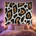 thumbnail image 2 of Leopard Spots in High Contrast Safari Pattern Dramatic Rustic Style for Animal Print Lovers Wildlife Decor Birthday Gift Tapestry Wall Hanging for Bedroom, Living Room and Dorm, 2 of 7