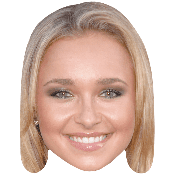 Hayden Panettiere (Smile) Celebrity Mask, Flat Card Face, Fancy Dress Mask