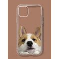 thumbnail image 1 of Chimpanzees Pattern Clear Phone Case, 1 of 3