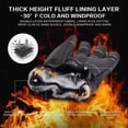 thumbnail image 3 of Guantes De Cuero Térmicos Impermeables Touch Para Moto/bici, 3 of 8