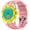 Pink, variant on Rugged Case Band Compatible with Swatch Royal Pop Watch Band, Sports Silicone Strap with Shockproof Frame Bumper Transparent Case for Men Women Strap