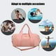 thumbnail image 5 of Bolsa de gimnasio de fitness | Bolsa de viaje de tela de sarga resistente al agua – Portátil multifuncional, de hombro, bandolera | Gran capacidad, compartimento para zapatos, separación seca y, 5 of 6