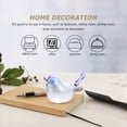 thumbnail image 2 of Crystal Bird Figurine Tabletop Decor Animal Sculpture Crystal Ornament Ideal Housewarming Gift, 2 of 6
