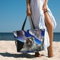 thumbnail image 6 of Honeii Astronaut in Outer Space for Tote Bag with Adjustable Strap,Beach Bag, Waterproof Sandproof Beach Tote Bag, Large Capacity Foldable Beach Bags, 6 of 7