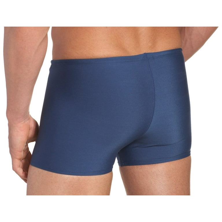 Men's Speedo 805016 Endurance Square Leg Swim Trunk (Navy 32 Waist