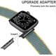 thumbnail image 3 of Correas de reloj compatibles con Apple Watch de 38/40/41 mm, correa elástica de nailon Solo Loop para iWatch Series 7/6/5/4/3/2/1 SE, paquete de 2 elásticos ajustables., 3 of 5