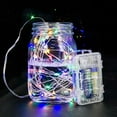 thumbnail image 5 of BOSAN 2PCS Fairy Lights Indoor Outdoor Battery Operated, Silver Wire 8 Mode 16Ft 50 LEDs Timer Christmas String Lights with Remote for Tree Bedroom Party Wedding Decoration (Multicolor), 5 of 6
