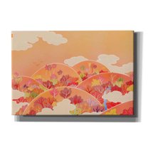 Epic Graffiti  'Autumn Hill' by Zigen Tanabe, Giclee Canvas Wall Art, 16"x12" 26 x 18