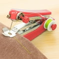 thumbnail image 5 of Clearance! Fdelink Sewing Machine Portable Machine Tool Manual Small Machine Sewing Mini Sewing Manual Sewing Home DIY Red, 5 of 8