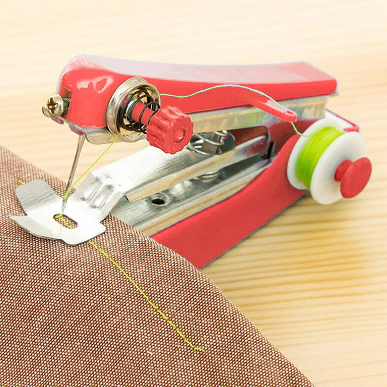 Sewing Machine Mini Use Manual  Tools Mini Sewing Machine - 1pc Diy Sewing  Hand-held - Aliexpress