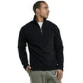 thumbnail image 2 of DailyWear Mens Polar Fleece Quarter Zip Pullover Sweaterr Navy, Medium, 2 of 2